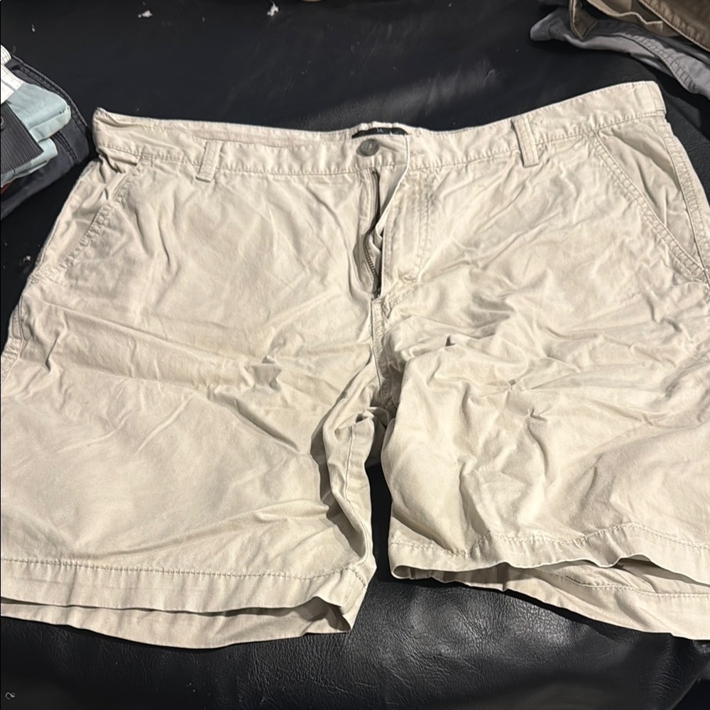 Marc Anthony Tan Flat Front Shorts
